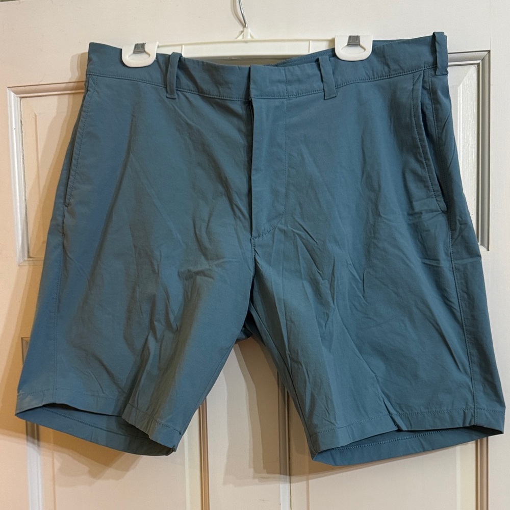 J. Crew Men's Slate Blue Flat Front Shorts
